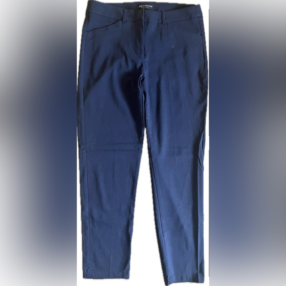 Zac & Rachel Navy Blue Slim Ankle dress pants. Excellent condition. Size 8.